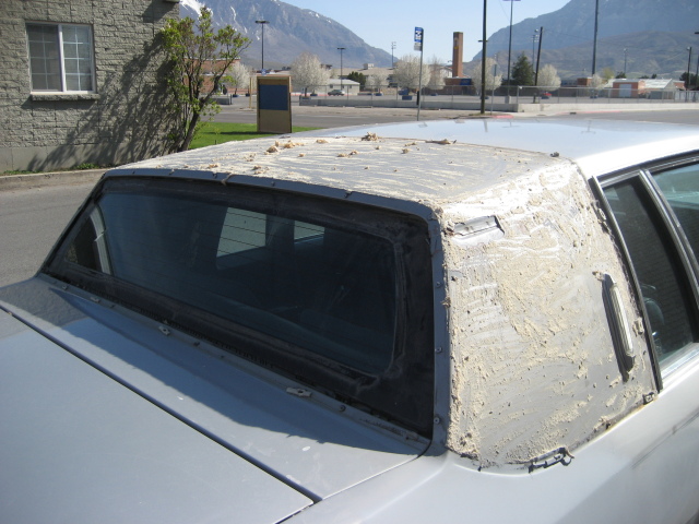 Cadillac Vinyl top removal