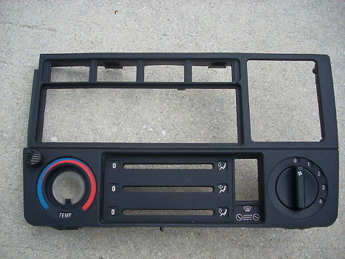 \'87 BMW 325i HVAC/Stereo trim plate