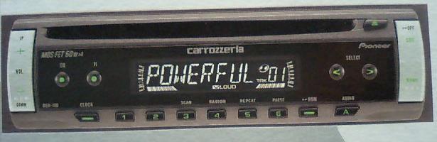 Car Stereos: Pioneer DEH-110, pioneer deh, audio button