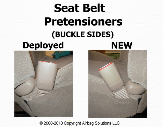 Taurus seat belt pretensioner