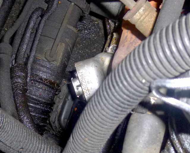 Speed sensor as seen from above