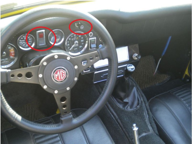 MG Midget Dashboard