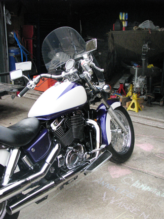 Motorcycle Repair: 1995 Honda 1100 ACE, electric cooling fan, coolant level