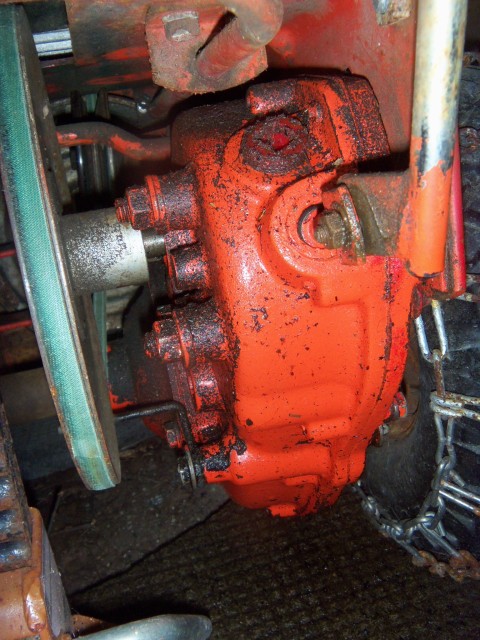 transmission, inboard side