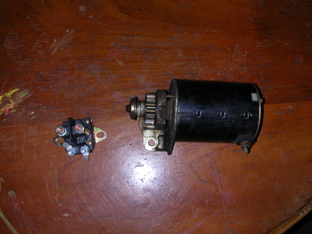 starter and solenoid