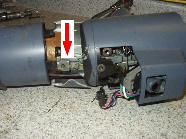 Steering Column Repair: Car stolen and steering column busted, wheel mechanism, cop shop