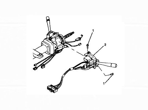 Steering Column Repair: replace headlight dimmer switch, headlight bulbs, gm vehicles