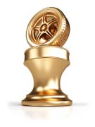 Gold Tire Trophy
