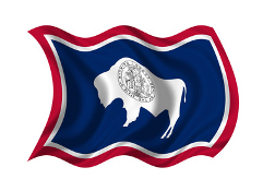 Wyoming state flag