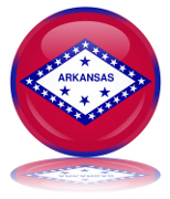 Arkansas flag sphere