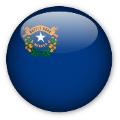 Nevada state flag button
