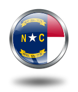 North Carolina state flag button
