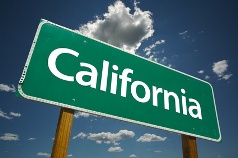 California road sign