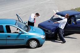  car hit in an accident