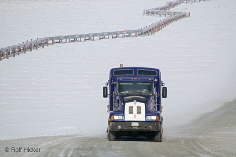How to Drive a Semi Truck on Slick Roads