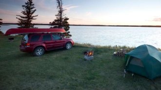 SUV Gone Camping