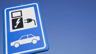 Electric Car Sign