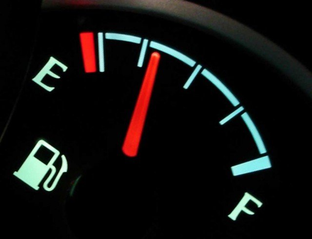 A gas gauge