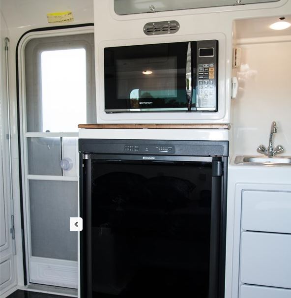 3 way refrigerator with freezer and microwave