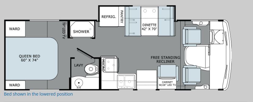 2016 Trek RV floor Plan 