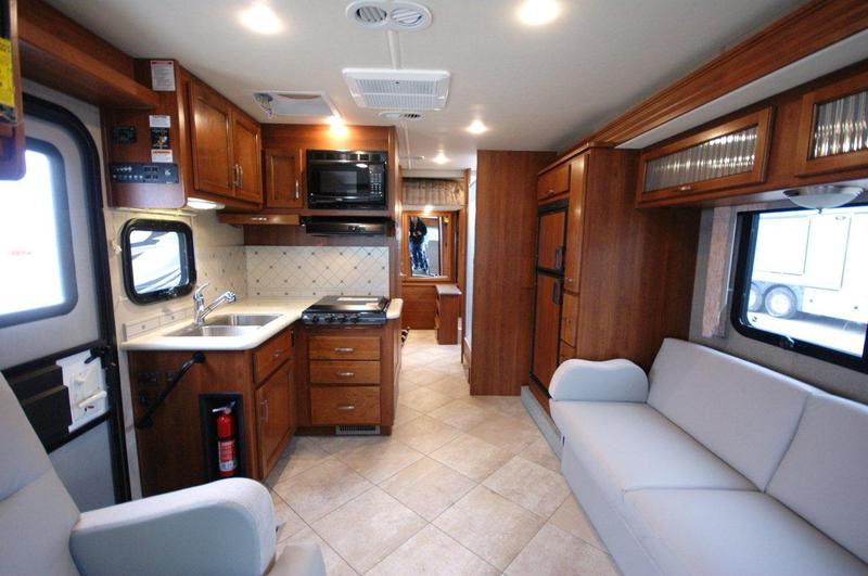 Interior of the Trek RV 