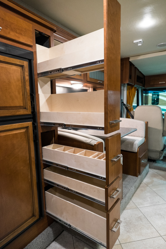 Floor to ceiling pantry shelves 