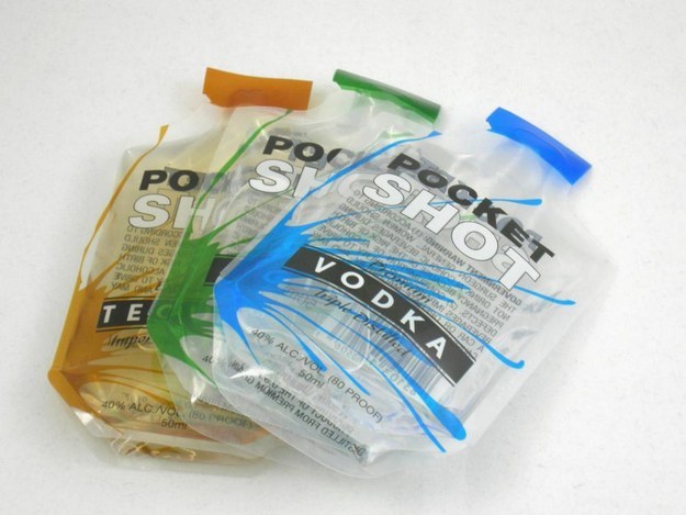 pocket vodka shot