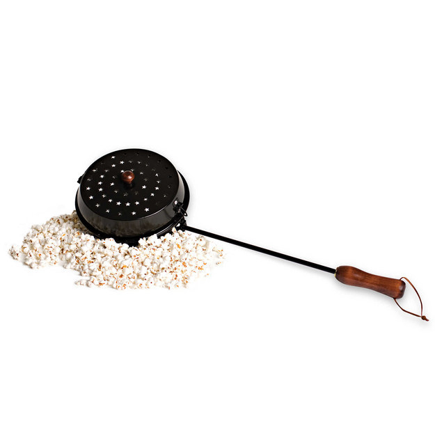 open fire popcorn maker