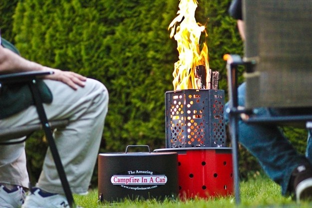 campfire in a can