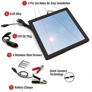 Solar-trickle-charger