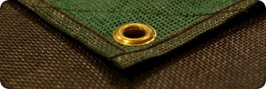 outdoor RV mat  brass loop