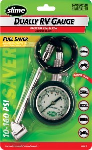 RV tire pressure gauge. Photo Credit: Slime.com