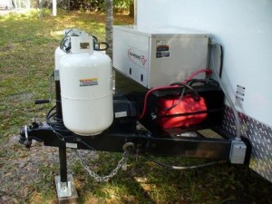 Propane Rv generator installation