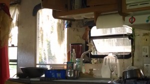 A water damaged RV