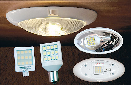RV interior LED lights
