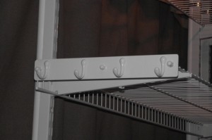 Hooks on Shelves