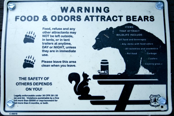 animal warning
