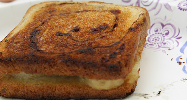 Pie Iron Stuffed French Toast