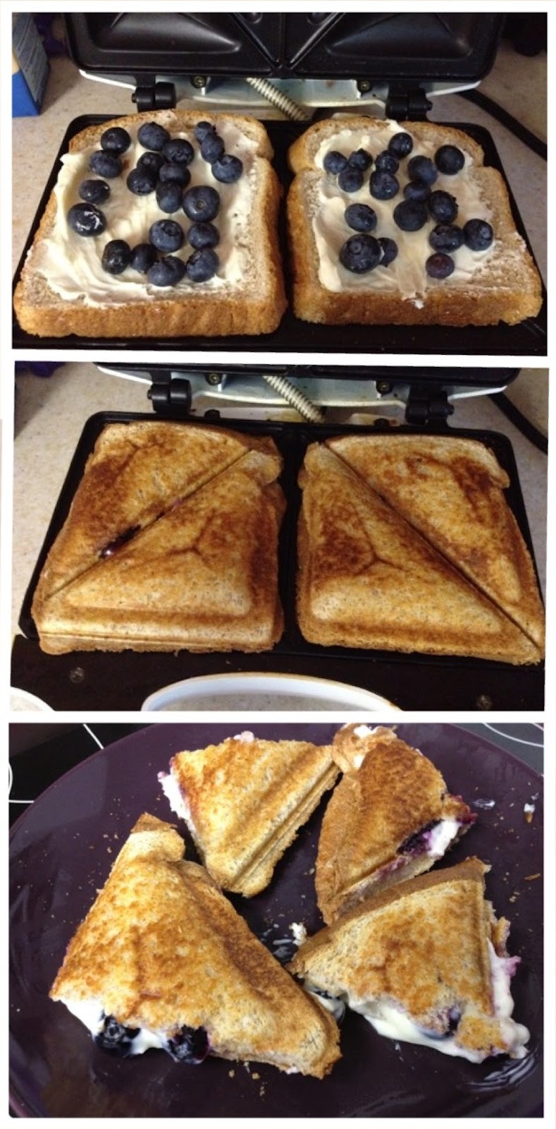 blueberry sandwiches
