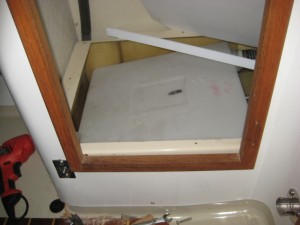replacing Rv water holding tank