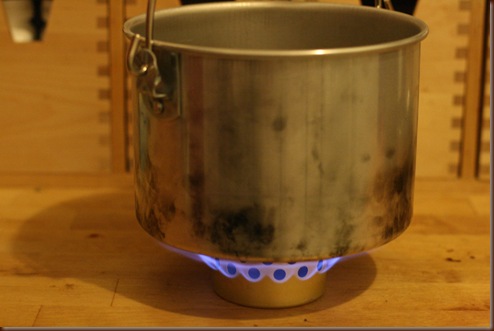 cat food can stove