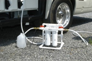 Rv water filter system