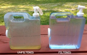 Filtered water vs non filtered water