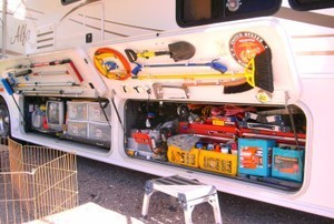 Rv storage compartments