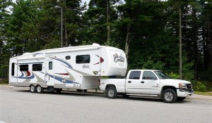 Towing a fifth wheel