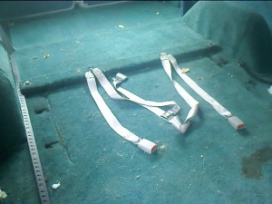 Rv seat belt installs