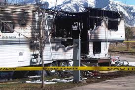 Fire in a RV