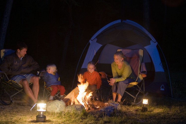 Camping Family