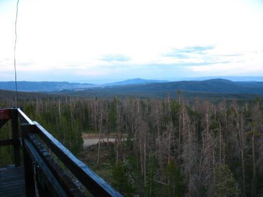 View from Spruce Mountain Fire look out tower