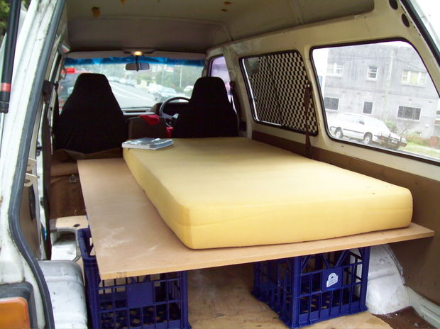 Simple camper van - Photo Credit: instructables.com